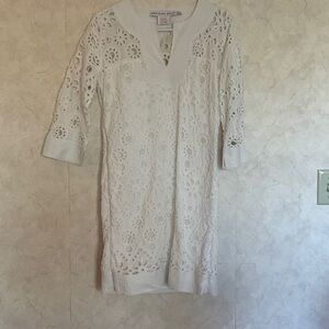 Gretchen Scott Designs White Eyelet Tunic